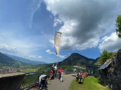 Hotels und Ferienwohnungen im Oberallgäu - Deutschland - Kanzel Kiosk und Aussichtspunkt am Jochpass Oberjoch - Kanzel Kiosk und Aussichtspunkt am Jochpass Oberjoch