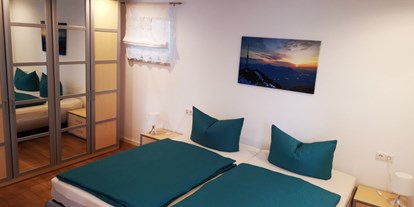 Hotels und Ferienwohnungen im Oberallgäu - Schlafzimmer 
Ferienwohnung 4 Personen - Ferienwohnungen Weber in Wertach im Allgäu