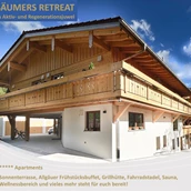 Unterkunft im Allgäu - Hausansicht Bäumers Retreat - Bäumers Retreat - Apartments in Bad Hindelang