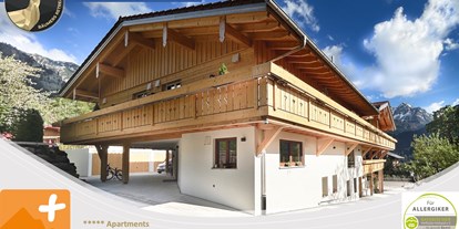 Hotels und Ferienwohnungen im Oberallgäu - Reisegrund: Skiurlaub - Oberallgäu - Hausansicht Bäumers Retreat - Bäumers Retreat - Apartments in Bad Hindelang