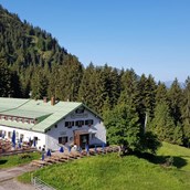 Restaurantführer für das Oberallgäu: Berggasthof Seealpe auf 1.280 Metern am Nebelhorn - Berggasthof Seealpe auf 1.280 Metern über Oberstdorf