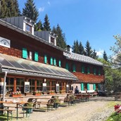 Hotels und Ferienwohnungen im Oberallgäu: Schwarzenberghütte - Hüttenromantik im Hintersteiner Tal - Schwarzenberghütte - Hüttenromantik im Hintersteiner Tal