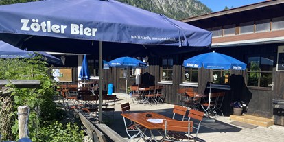 Hotels und Ferienwohnungen im Oberallgäu - Wetter: bei schönem Wetter - Oberallgäu - Prinze Gumpe - Badegarten in Hinterstein im Allgäu - Naturbad Prinze Gumpe in Bad HIndelang - Hinterstein im Allgäu 