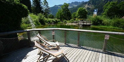 Hotels und Ferienwohnungen im Oberallgäu - Kategorien: Freibad / See - Oberallgäu - Naturbad Prinze Gumpe in Hinterstein im Allgä - Naturbad Prinze Gumpe in Bad HIndelang - Hinterstein im Allgäu 