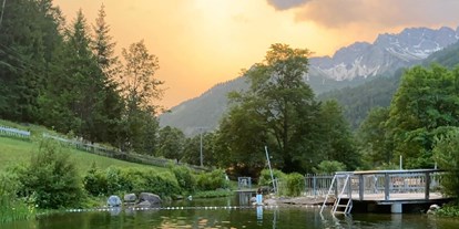 Hotels und Ferienwohnungen im Oberallgäu - Kinder & Familie: kinderwagengeeignet - Oberallgäu - Naturbad Prinze Gumpe in Hinterstein im Allgä - Naturbad Prinze Gumpe in Bad HIndelang - Hinterstein im Allgäu 