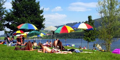 Hotels und Ferienwohnungen im Oberallgäu - Wetter: bei schönem Wetter - Rottachsee - Badesee und Ausflugsziel im Allgäu - Rottachsee - Badesee und Ausflugsziel im Allgäu 