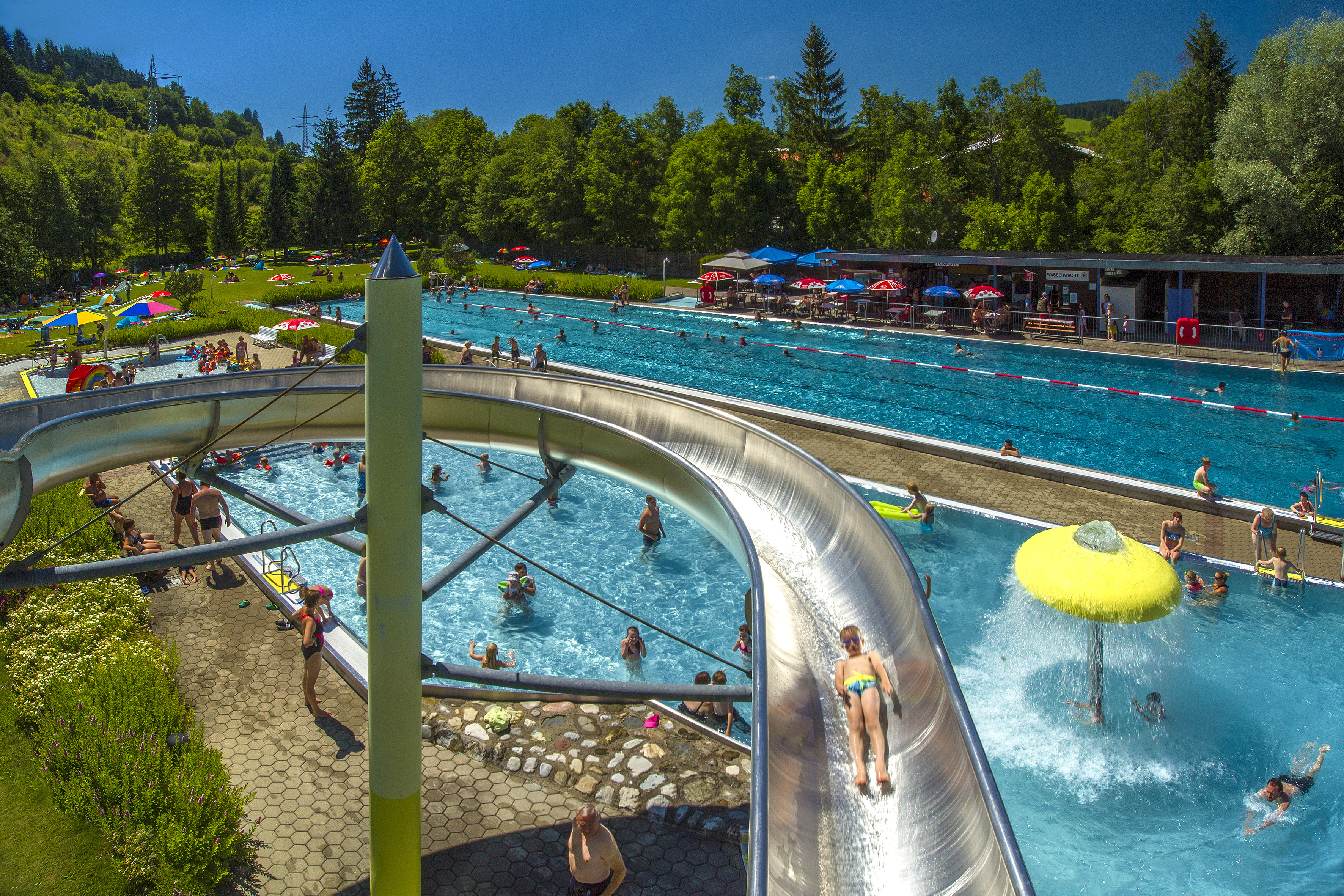 Hotels und Ferienwohnungen im Oberallgäu - Starzlachauenbad in Wertach im Allgäu - Starzlachauenbad in Wertach im Allgäu