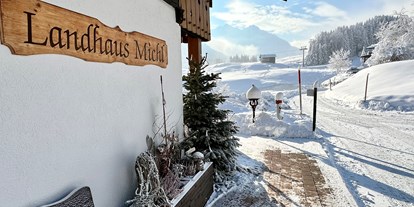 Hotels und Ferienwohnungen im Oberallgäu - Freizeit: Skifahren - Riezlern Seite - Egg - Landhaus Michl - Ferienwohnungen in Riezlern im Kleinwalsertal