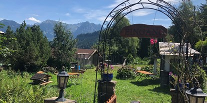 Hotels und Ferienwohnungen im Oberallgäu - Betriebsart | Angebot: Biergarten - Bayern - Berghof-Stüble im Alpenwildpark in Obermaiselstein - Berghof-Stüble im Alpenwildpark in Obermaiselstein
