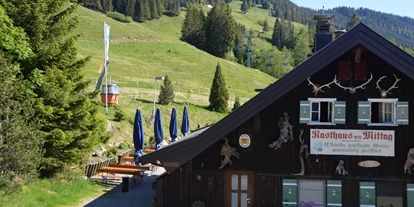 Hotels und Ferienwohnungen im Oberallgäu - Kategorien: Wanderparadies - Deutschland - Die Mittagbahn über Immenstadt im Sommer - Die Mittagbahn über Immenstadt im Sommer