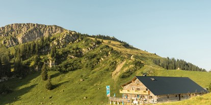 Hotels und Ferienwohnungen im Oberallgäu - Kategorien: Hüttenführer - Oberallgäu - Alpe Gund über Immenstadt im Oberallgäu - Alpe Gund über Immenstadt im Oberallgäu