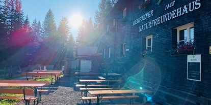 Hotels und Ferienwohnungen im Oberallgäu - Saison: ganzjährig - Oberallgäu - Bergbriada - Kemptener Naturfreundehaus