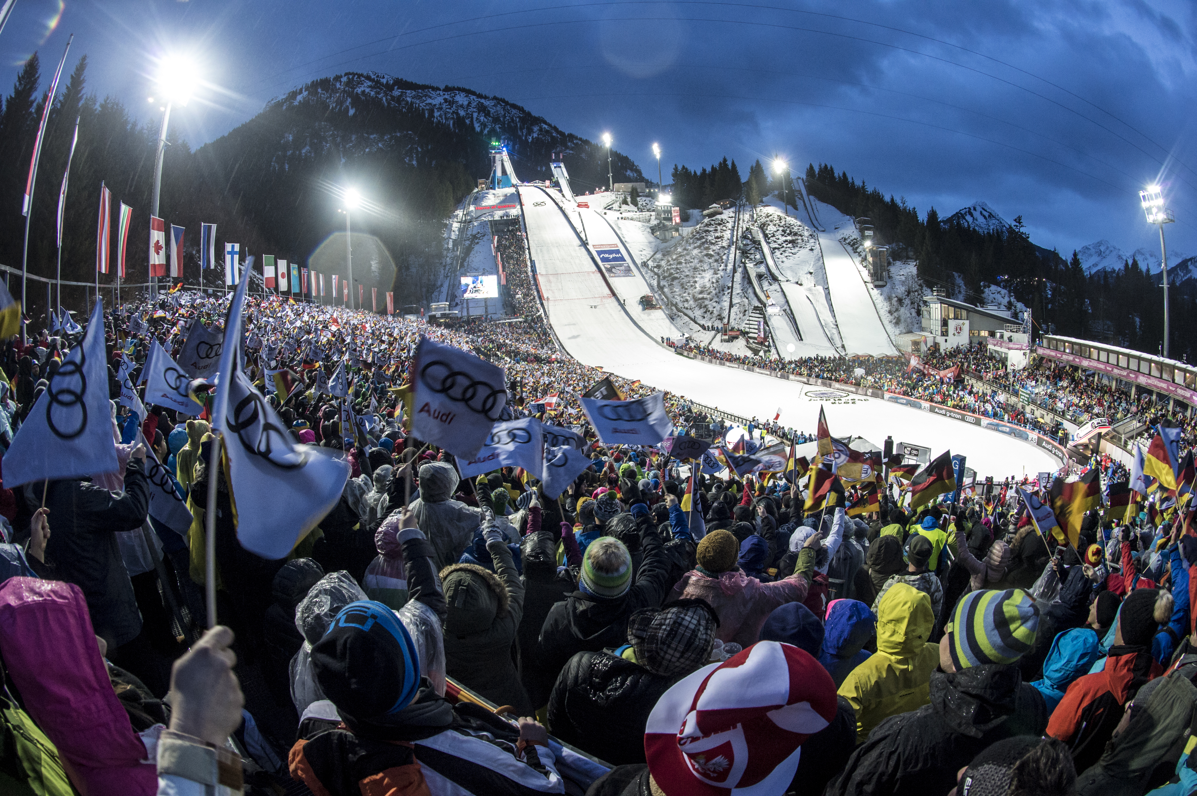 Hotels und Ferienwohnungen im Oberallgäu - ORLEN Skisprung Arena in Oberstdorf im Allgäu - ORLEN Skisprung Arena in Oberstdorf im Allgäu