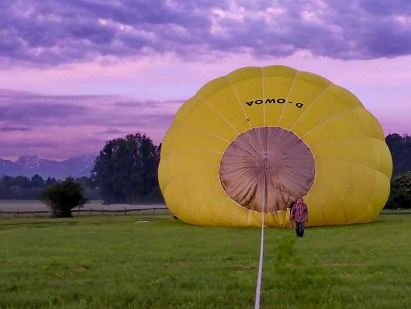 Unterkunft im Allgäu - Ballonfahrten