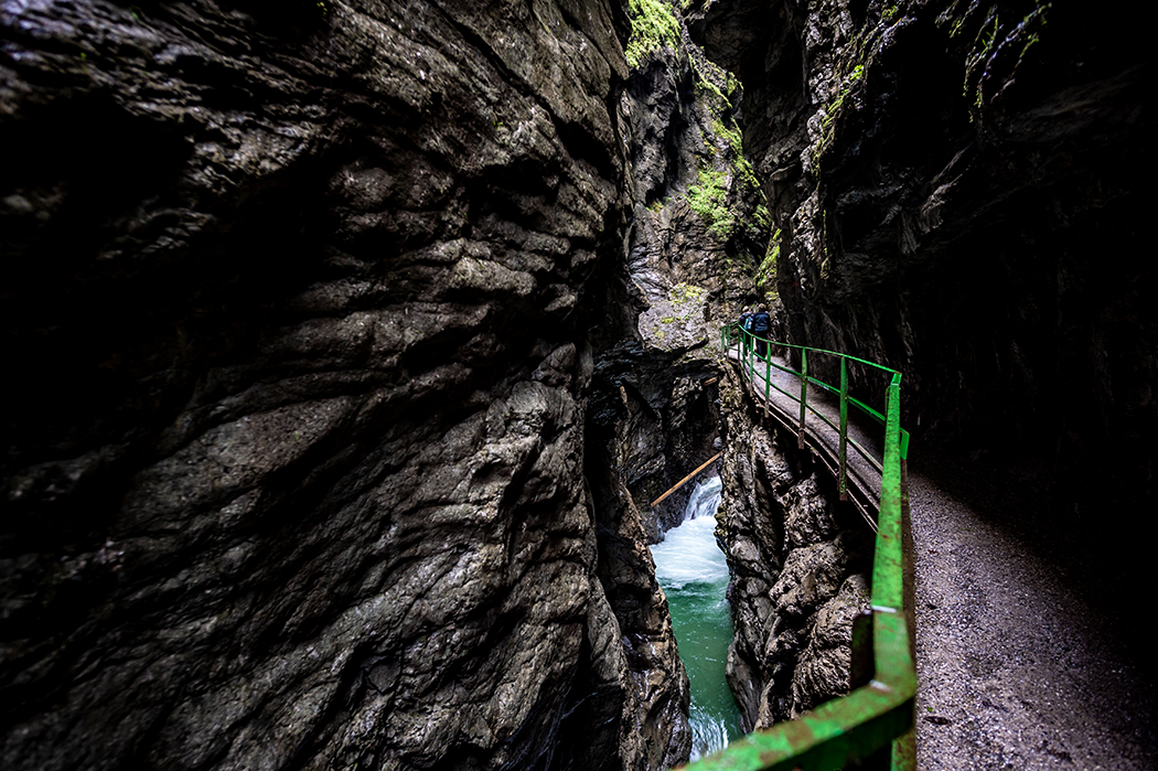 Hotels und Ferienwohnungen im Oberallgäu - Die Breitachklamm bei Oberstdorf im Allgäu - Breitachklamm im Sommer