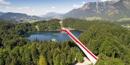 Hotels und Ferienwohnungen im Oberallgäu - Saison: Sommer - Oberstdorf - Skiflugschanze in Oberstdorf im Allgäu  - Skiflugschanze Oberstdorf