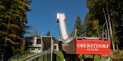 Hotels und Ferienwohnungen im Oberallgäu - Kategorien: Sehenswürdigkeit - Oberstdorf - Skiflugschanze in Oberstdorf im Allgäu - Skiflugschanze Oberstdorf