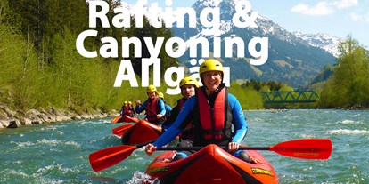 Hotels und Ferienwohnungen im Oberallgäu - Saison: Sommer - Deutschland - Canyoning und Rafting mit MAP-Erlebnis