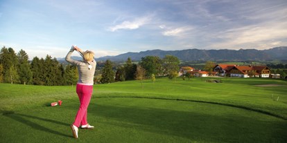 Hotels und Ferienwohnungen im Oberallgäu - Kategorien: Golfplatz - Deutschland - Golfanlage Auf der Gsteig Lechbruck