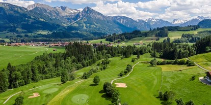 Hotels und Ferienwohnungen im Oberallgäu - Golfplatz Oberallgäu in den Hörnerdörfern im Allgäu - Golfplatz Oberallgäu in Bolsterlang im Allgäu