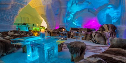 Hotels und Ferienwohnungen im Oberallgäu - Parken & Anreise: keine Anreise mit PKW möglich - Deutschland - Iglu Lodge - Eishotel auf dem Nebelhorn über Oberstdorf - Iglu Lodge - das Eishotel auf dem Nebelhorn