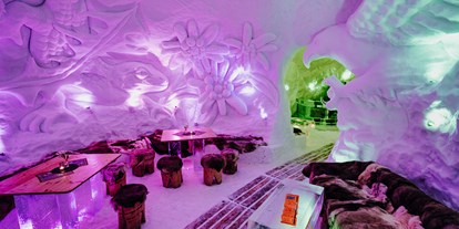 Hotels und Ferienwohnungen im Oberallgäu - Parken & Anreise: keine Anreise mit PKW möglich - Deutschland - Iglu Lodge - Eishotel auf dem Nebelhorn über Oberstdorf - Iglu Lodge - das Eishotel auf dem Nebelhorn