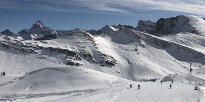 Hotels und Ferienwohnungen im Oberallgäu - Kategorien: Skigebiet - Oberallgäu - Skigebiete im Allgäu - die Nebelhornbahn über Oberstdorf - Die Nebelhornbahn im Winter 