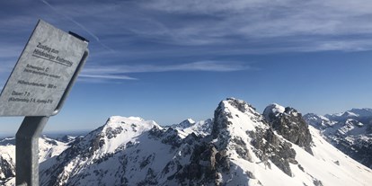 Hotels und Ferienwohnungen im Oberallgäu - Kategorien: Naturerlebnis - Deutschland - Skigebiet Nebelhorn über Oberstdorf im Oberallgäu - Die Nebelhornbahn im Winter 