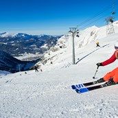 Ausflugsziele im Oberallgäu: Skigebiete im Allgäu - die Nebelhornbahn über Oberstdorf - Die Nebelhornbahn im Winter 