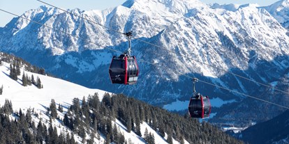 Hotels und Ferienwohnungen im Oberallgäu - Kategorien: Bergbahn - Snowboard- und Skiparadies Fellhorn - Kanzelwand im Allgäu / Kleinwalsertal - Die Fellhornbahn - Zwei-Länder-Pistenspaß