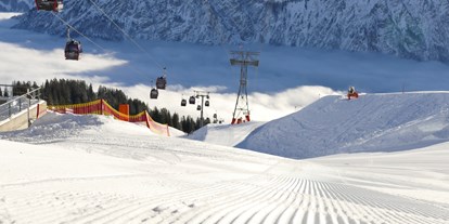 Hotels und Ferienwohnungen im Oberallgäu - Kategorien: Action & Spaß - Deutschland - Snowboard- und Skiparadies Fellhorn - Kanzelwand im Allgäu / Kleinwalsertal - Die Fellhornbahn - Zwei-Länder-Pistenspaß