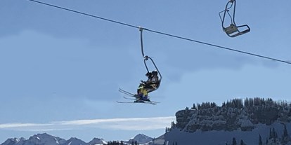Hotels und Ferienwohnungen im Oberallgäu - Wetter: bei jedem Wetter - Obermaiselstein - Skigebiet Grasgehren zwischen Obermaiselstein und Balderschwang im Allgäu - Sonnen- Skiparadies Grasgehren am Riedbergpass