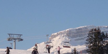 Hotels und Ferienwohnungen im Oberallgäu - Saison: Winter - Hirschegg (Mittelberg) - Skigebiete Allgäu -und Kleinwalsertal - die Heubergarena  - Parsenn- und Heubergarena - Skiliftverbund im Kleinwalsertal