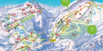 Hotels und Ferienwohnungen im Oberallgäu - Kategorien: Naturerlebnis - Hirschegg (Mittelberg) - Skigebiete Allgäu -und Kleinwalsertal - die Heubergarena  - Parsenn- und Heubergarena - Skiliftverbund im Kleinwalsertal
