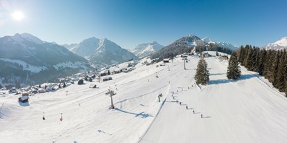 Hotels und Ferienwohnungen im Oberallgäu - Kategorien: Bergbahn - Skigebiete Allgäu -und Kleinwalsertal - die Heubergarena  - Parsenn- und Heubergarena - Skiliftverbund im Kleinwalsertal
