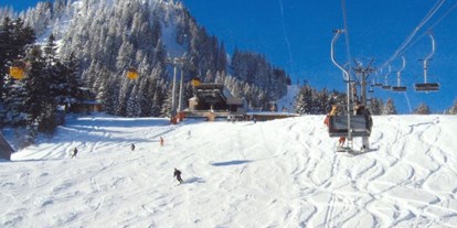 Hotels und Ferienwohnungen im Oberallgäu - Kinder & Familie: kinderwagengeeignet - Bolsterlang - Hörnerbahn - Bolsterlang im Winter
