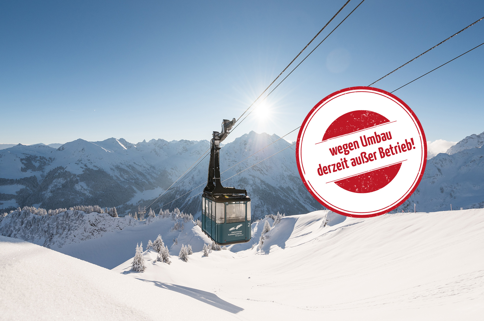 Hotels und Ferienwohnungen im Oberallgäu - ©Oberstdorf - Kleinwalsertaler Bergbahnen -  Winterparadies Walmendingerhornbahn im Kleinwalsertal