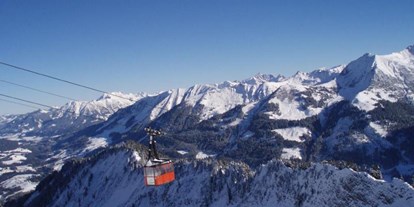 Hotels und Ferienwohnungen im Oberallgäu - Wetter: bei jedem Wetter - Riezlern - Walmendingerhornbahn - Skigebiete im Kleinwalsertal -  Winterparadies Walmendingerhornbahn im Kleinwalsertal