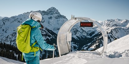 Hotels und Ferienwohnungen im Oberallgäu - Kategorien: Skigebiet - Riezlern - Walmendingerhornbahn - Skigebiete im Kleinwalsertal -  Winterparadies Walmendingerhornbahn im Kleinwalsertal