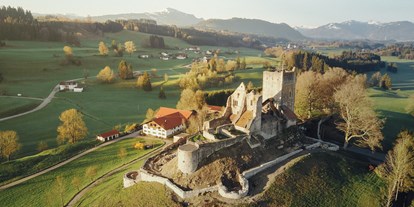 Hotels und Ferienwohnungen im Oberallgäu - Kinder & Familie: Kinder sind willkommen - Bayern - Burgruine Sulzberg
