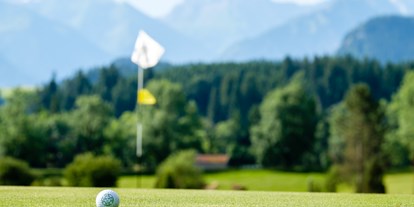 Hotels und Ferienwohnungen im Oberallgäu - Golfplatz Sonnenalp - Ofterschwang im Allgäu