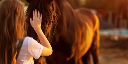 Hotels und Ferienwohnungen im Oberallgäu - Kinder & Familie: Kinder sind willkommen - Pferde gestütztes Coaching im Allgäu