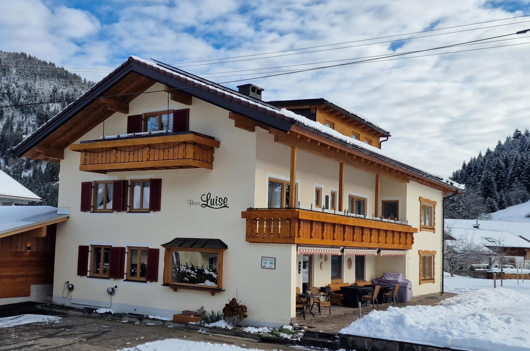 Unterkunft im Allgäu - Haus Luise - Ihr kleines Urlaubsparadies in Bad Hindelang - Haus Luise - das kleine Urlaubsparadies in Bad Hindelang