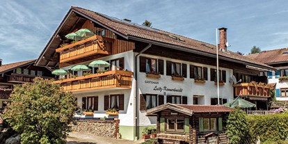 Hotels und Ferienwohnungen im Oberallgäu - Verpflegung: Frühstück - Gästehaus Luitz-Kennerknecht in Fischen im Allgäu - Gästehaus Luitz-Kennerknecht