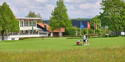 Hotels und Ferienwohnungen im Oberallgäu - Freizeit: Leihfahrräder verfügbar - Allgäu - Hanusel Hof Golfen mit Aussicht - Hanusel Hof