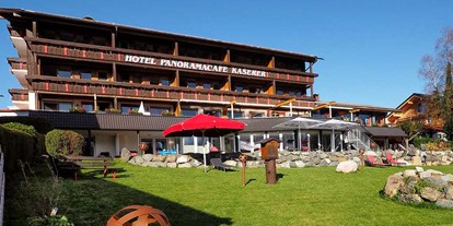 Hotels und Ferienwohnungen im Oberallgäu - Reisegrund: Gruppenaufenthalt - Deutschland - Hotel - Pension Kaserer in Fischen im Allgäu - Panorama - Hotel Kaserer in Fischen im Allgäu
