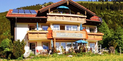 Hotels und Ferienwohnungen im Oberallgäu - Freizeit: Sauna - Allgäu - Huberts Hüs - Ferienwohnungen in Oberjoch im Allgäu - Huberts Hüs - Ferienwohnungen in Oberjoch im Allgäu