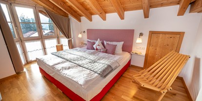 Hotels und Ferienwohnungen im Oberallgäu - Freizeit: Sauna - Bayern - Betten mit offenem Fußende, hochwertige Matratzen - Barbaras Landhaus - Ferienwohnungen in Balderschwang