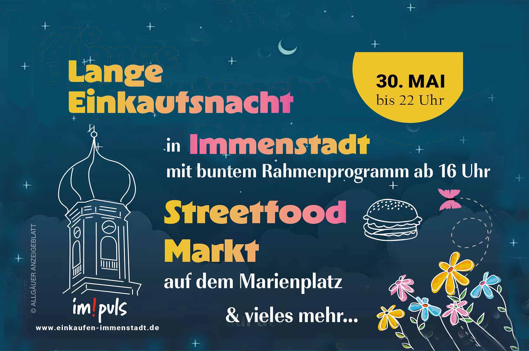 Unterkunft im Allgäu - Lange Einkaufsnacht in Immenstadt mit Street Food Markt - Lange Einkaufsnacht in Immenstadt am 30.05.2025