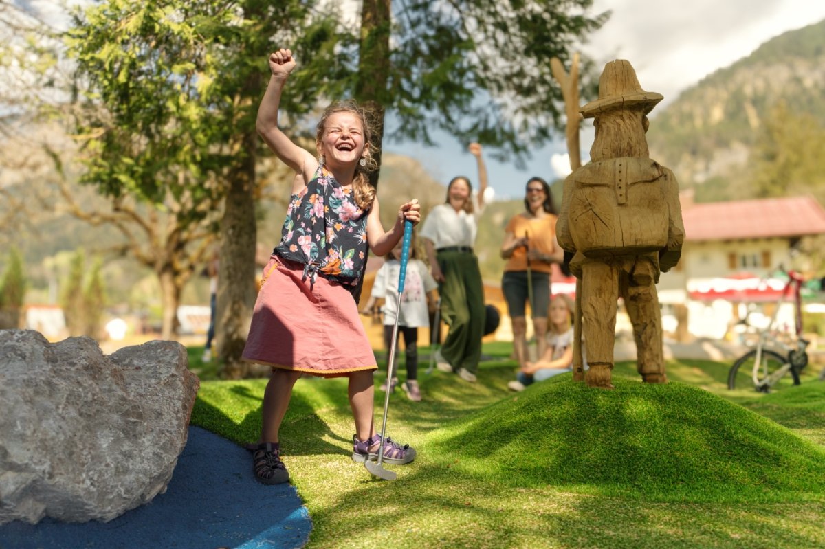 Unterkunft im Allgäu - Adventuregolf in Oberstdorf im Allgäu - Adventuregolf Oberstdorf - weitaus mehr als Minigolf!